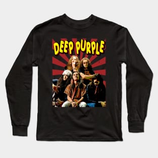 Perfect Purple Riffs Deep Band Tees Set the Style Bar High Long Sleeve T-Shirt